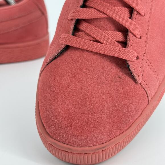 Puma Suede Mono XXI Red Pink Sneakers Men’s Size 10 Snake Y2K Streetwear Low Top main image 5